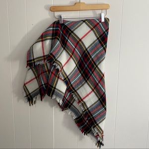 Plaid Blanket Scarf